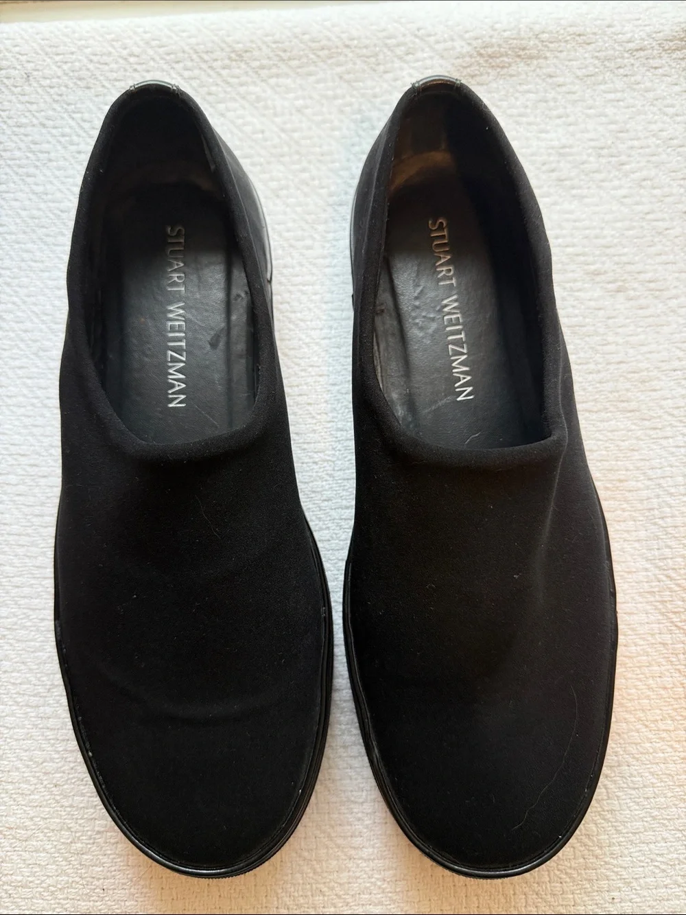 Stuart Weitzman Black Women's Slip-On Loafers size 8.5